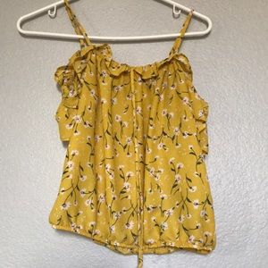 adorable floral tank top